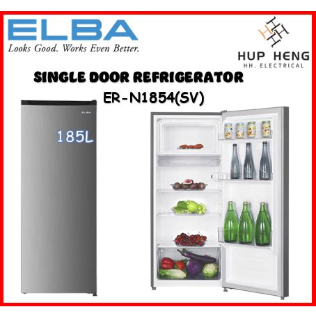 ELBA ER N1854 SV 185L SINGLE DOOR REFRIGERATOR Isonic Single Door