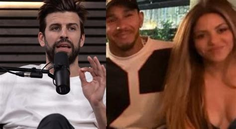 Le molesta Así reaccionó Piqué a romance entre Shakira y Hamilton