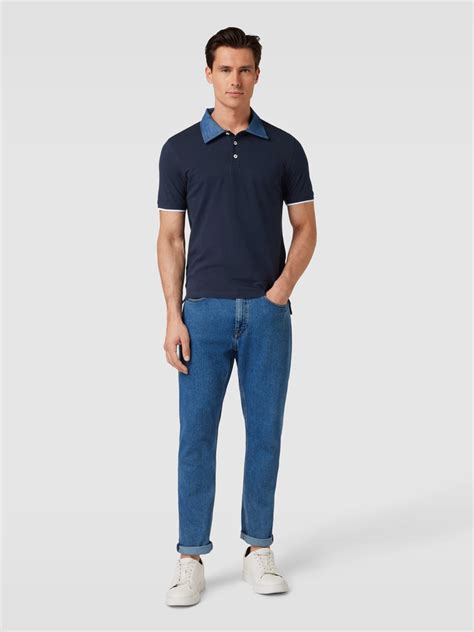 Jack And Jones Premium Poloshirt Mit Polokragen Modell Paulos Marine