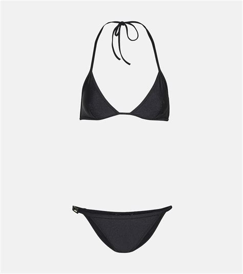Gucci Embellished Bikini Black Editorialist