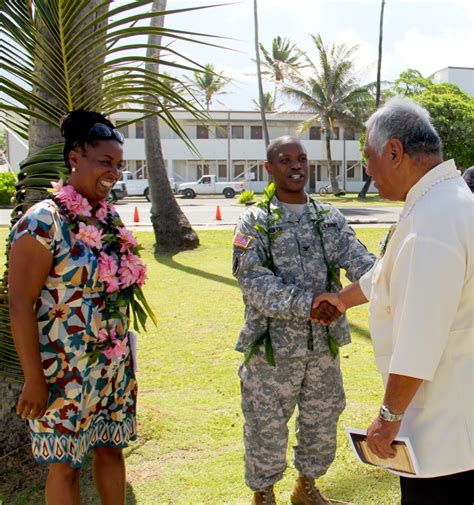 Col Nestor A Sadler Assumes Command Of Us Army Kwajalein Atoll