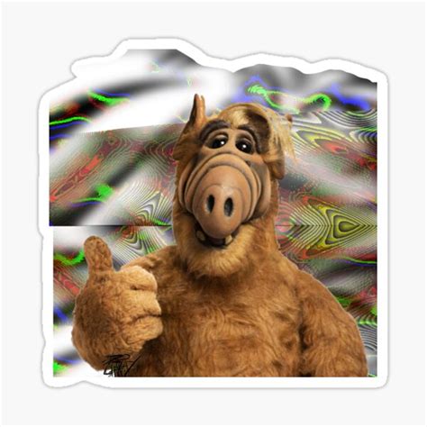 Alf Alien Stickers Redbubble