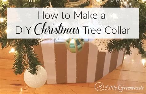 Diy Christmas Tree Collar Ideas