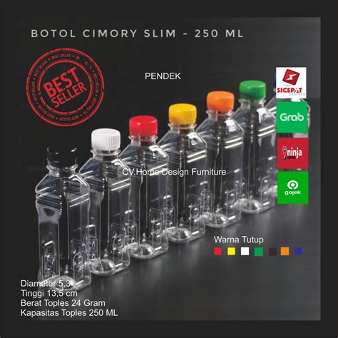 Jual Botol Plastik Cimory Ml Pendek Ln Pet Shopee Indonesia