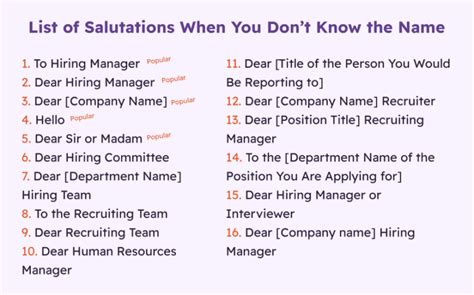 How To Address A Cover Letter Without A Name 5 Salutations