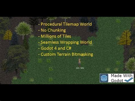 Godot 4 C Tilemap World 3 Ways No Chunking Millions Of Tiles YouTube