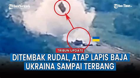 Deretan Kendaraan Militer Ukraina Diserang Brutal Angkatan Udara Rusia