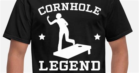 Cornhole Legend Funny Cornhole T Shirt Mens T Shirt Spreadshirt