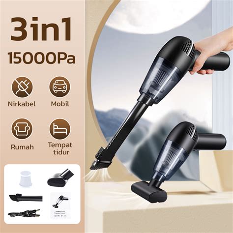 Cylredbat 15000pa Cordless Vacuum Cleaner Penyedot Debu Portable