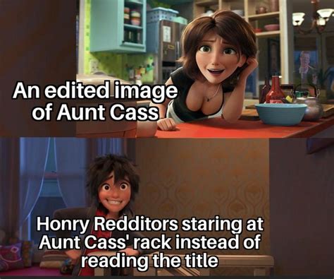 Look At The Window Behind Aunt Cass R Dankmemes Know Your Meme