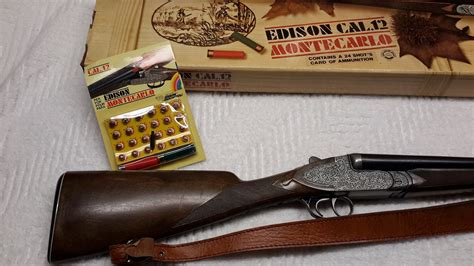 Edison Giocattoli Cal 12 Monte Carlo Toy Double Barrel Shotgun Etsy