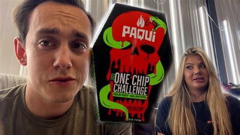 One Chip Challenge 2023 Trying The New Paqui Chip Youtube