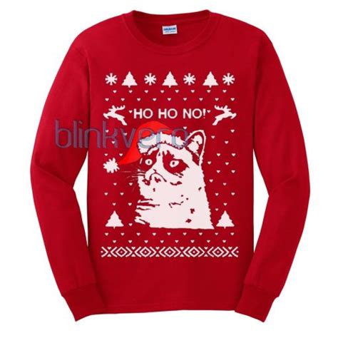 grumpy cat christmas sweater t shirt 20