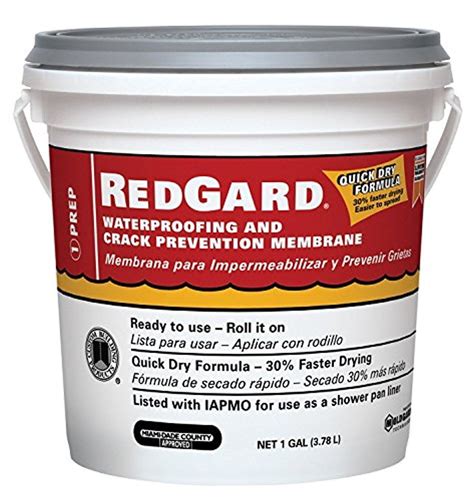 Custom Building Products Lqwaf1 2 1 Gallon Redgard Waterproofing