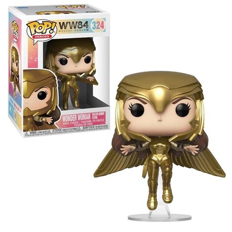 Funko Pop Wonder Woman 324 Golden Armor Mulher Maravilha 1984