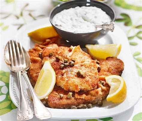 Schnitzel Med Kaprisdipp Recept ICA Se