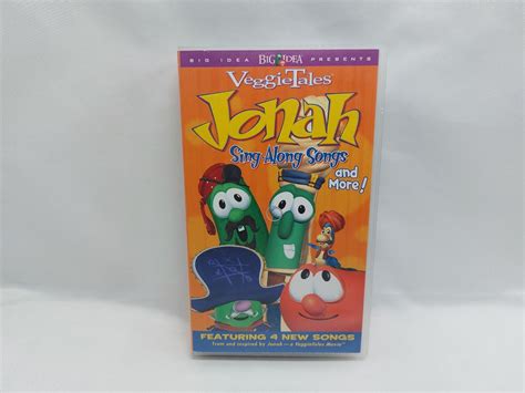 Veggietales Jonah Sing Along Songs Vhs Video Grelly Uk