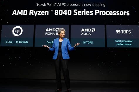 News AMD Unveils Ryzen 8040 Series AI Processor Utilizing TSMCs