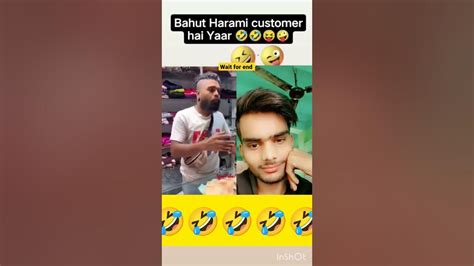 Bahut Tharki Costomer Hai Yaar😍🤣 Funny Comedy 😀 Shorts Video