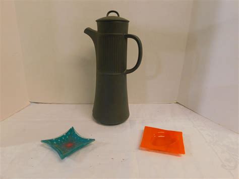 Lot Mcm Group Coffee Pot 2 Ash Trays