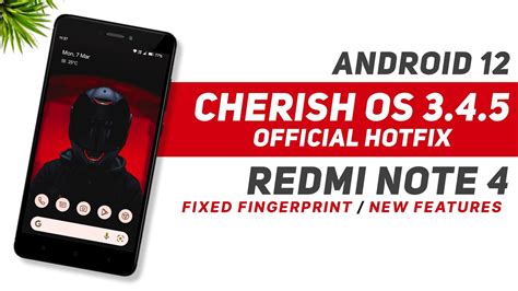 Cherish Os Official Hotfix For Redmi Note Android New