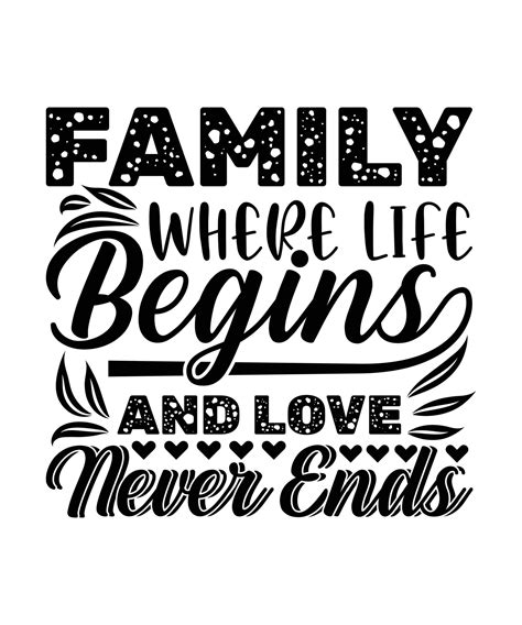 Happy Family Quotes T-shirt Design 14845794 Vector Art at Vecteezy