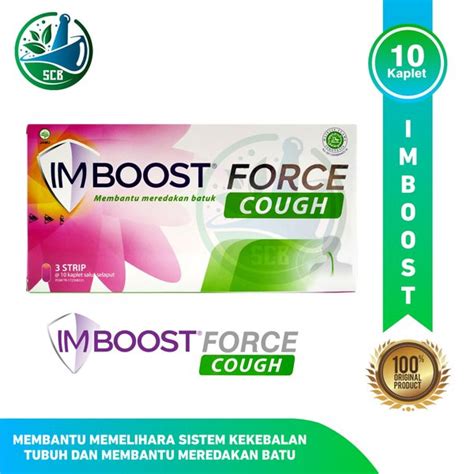 Jual Imboost Force Cough Per Strip Isi 10 Tablet Di Lapak Toko Obat