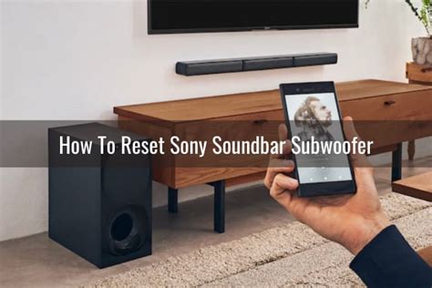 How To Reset Sony Soundbar Ready To Diy