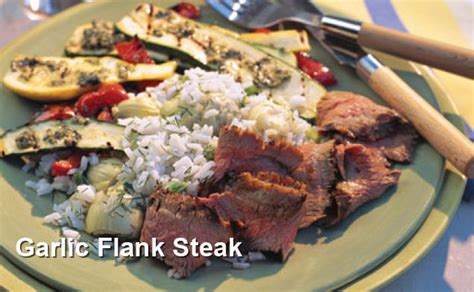 Garlic Flank Steak Gluten Free Recipes