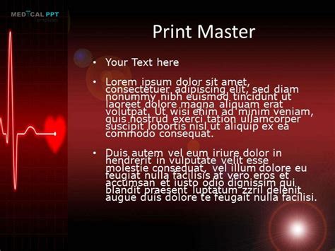 Heart Cardiology Powerpoint Template