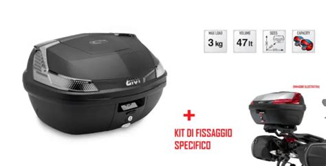 B Ntml Givi Coffre Lt Set Attaques Aprilia Shiver Abs