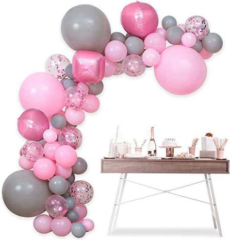 Pink Balloon Arch Kit Party Supplies Decorations Balloon Set Valentines