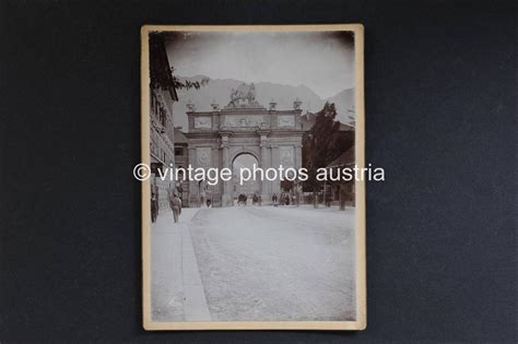 Foto Auf Karton Innsbruck Triumphpforte Um Anonym Innsbruck