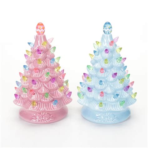 Mr Christmas And Other Table Top Ceramic Light Up Christmas Trees Ebth