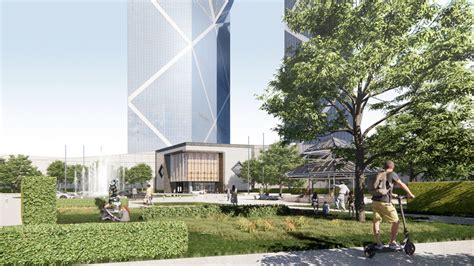 Crisp Geometry Of BOC Financial Center Creates Iconic Gateway To