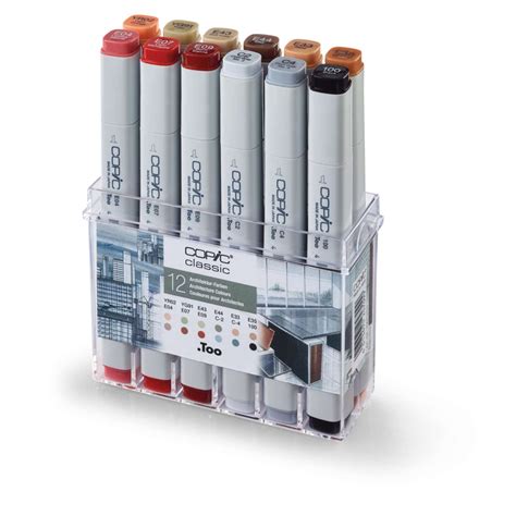 Copic® Classic Marker — 12 Set Architecture