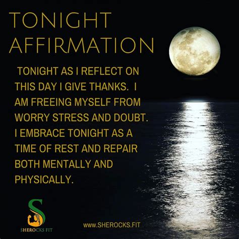 Night Affirmation Good Night Wishes Affirmations Daily Affirmations