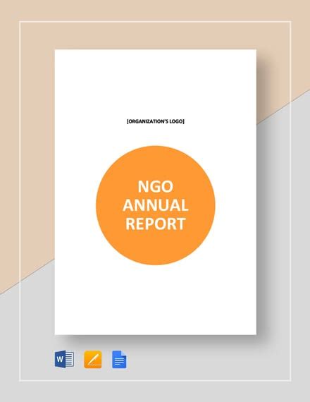 Nonprofit Annual Report Design Samples | Master of Template Document