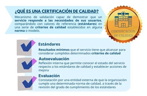 La certificación de la calidad en el sector sanitario diferentes