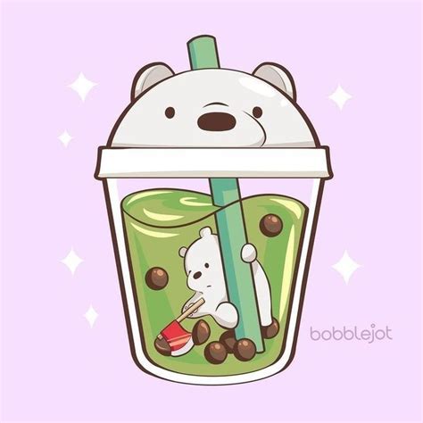 Hình ảnh ảnh Gấu Trúc Cute Chibi Uống Trà Sữa đáng Yêu Nhất Trên Mạng