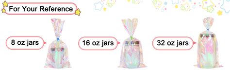 Amazon HRX Package 120pcs Iridescent Cellophane Treat Bags With