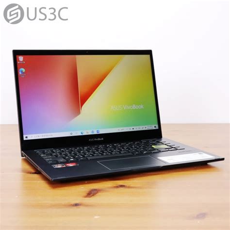 【us3c 板橋店】【一元起標】華碩 Asus Tm420ua 14吋 Fhd 觸控螢幕 R7 5700u 8g 512g Pcie 輕薄筆電