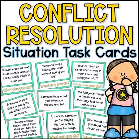 Conflict Resolution Lesson Plans And Activities For Social Emotional