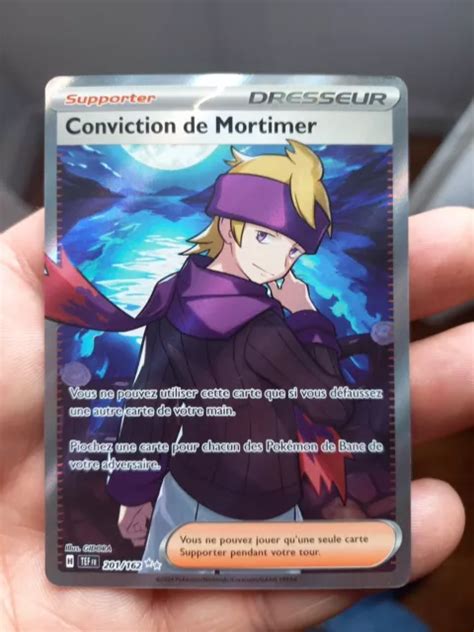 CARTE POKÉMON Conviction de Mortimer 201 162 FA Forces Temporelle