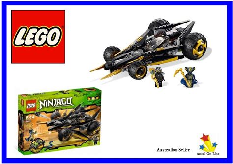 Lego NINJAGO MASTERS OF SPINJITZU Coles Tread Assault Vehicle & Figures 9444 | eBay