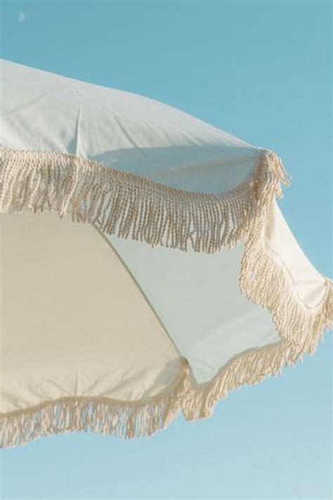 Parasol Franges Retro Inclinable De Business Pleasure En Fibre