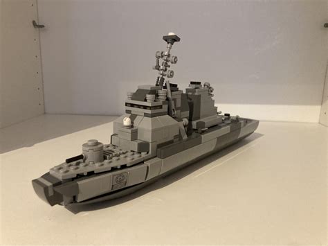 Lego Moc Arleigh Burke Destroyer By Antoninus Rebrickable Build