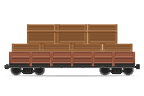 railway carriage train vector illustration 489505 Vector Art at Vecteezy