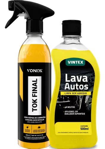 Cera L Quida Carna Ba Automotiva Tok Final Shampoo Vonixx Mercadolivre