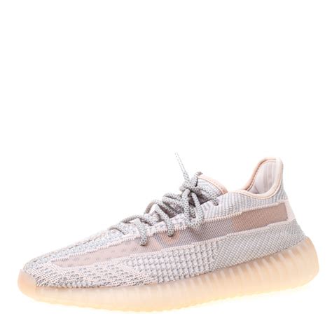 Yeezy X Adidas Light Pinkgrey Cotton Knit Boost 350 V2 Synth Non